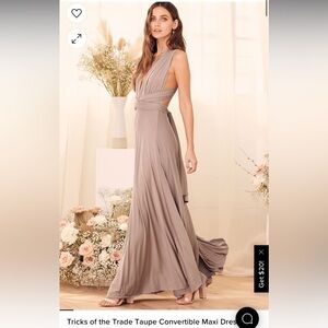 Lulus convertible maxi dress